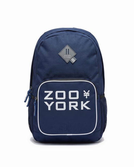 ZOO YORK Back Pack Bold Font - Navy