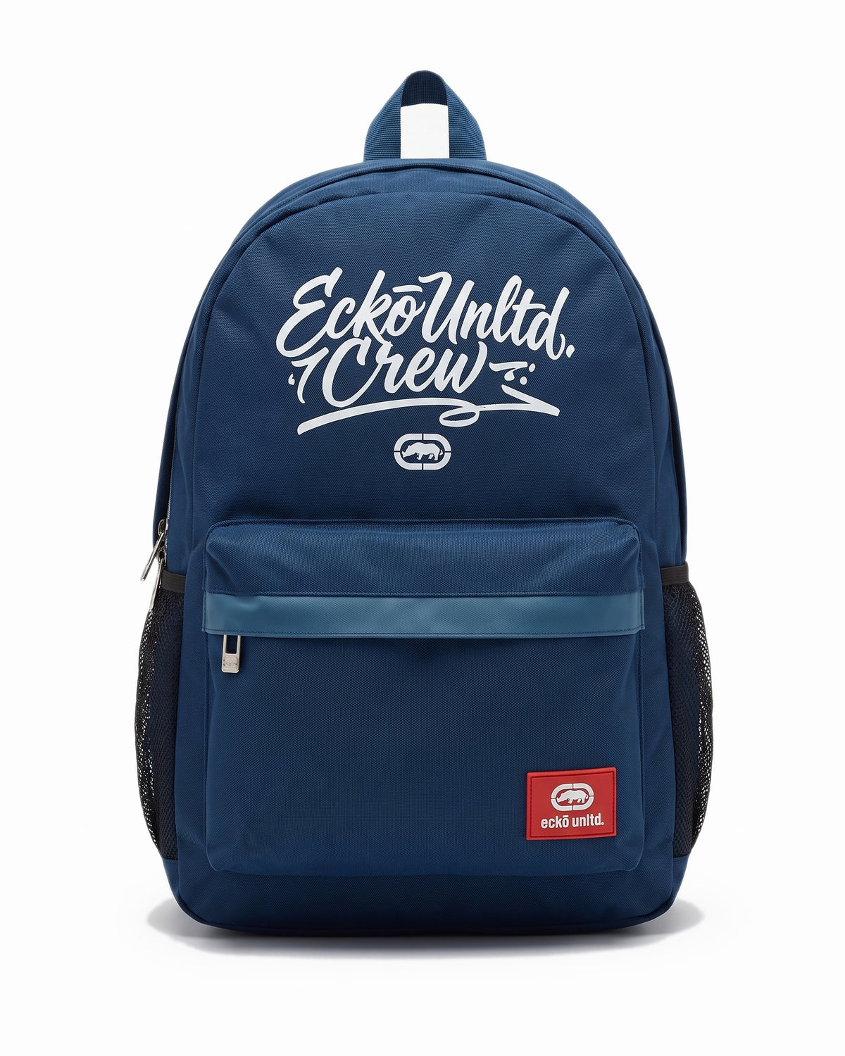 Ecko Unltd Graphic Script Style Backpack - Navy