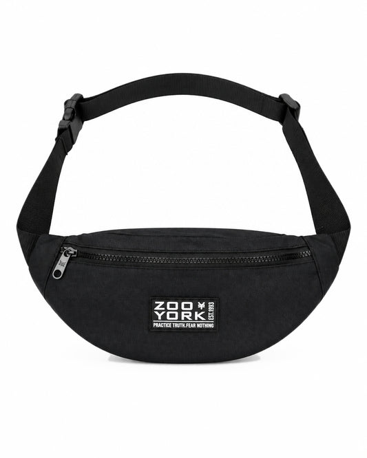 ZOO YORK Waist Bag (fanny pack) clean patch states ZOO YORK - Black