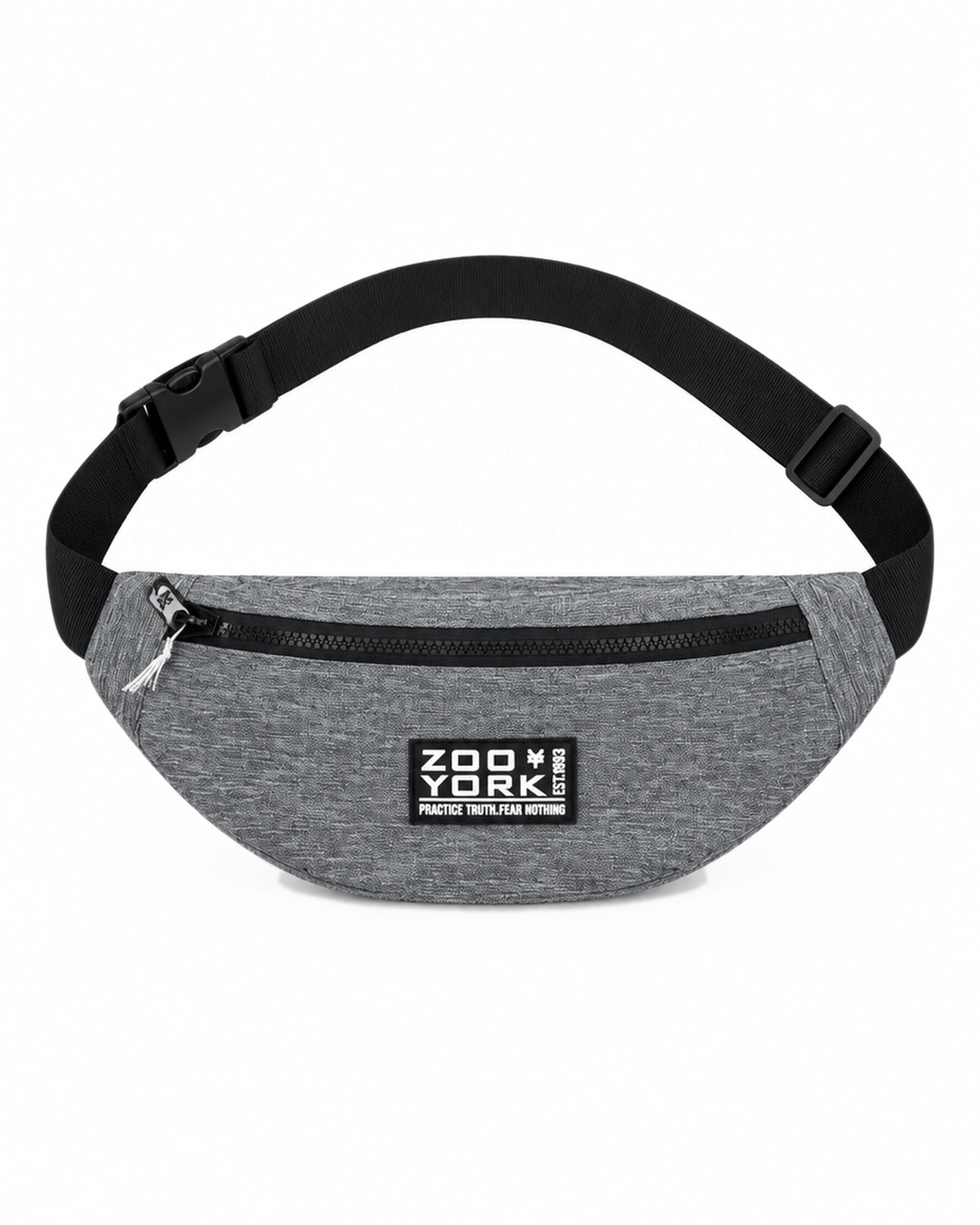 ZOO YORK Waist Bag (fanny pack) clean patch states ZOO YORK - Grey