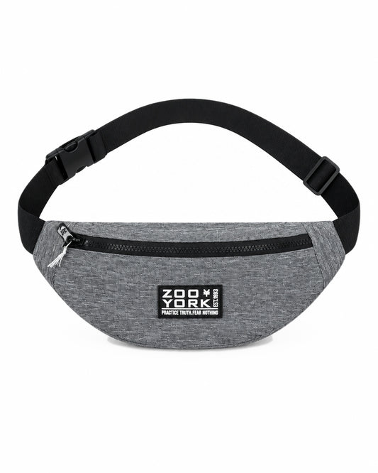 ZOO YORK Waist Bag (fanny pack) clean patch states ZOO YORK - Grey