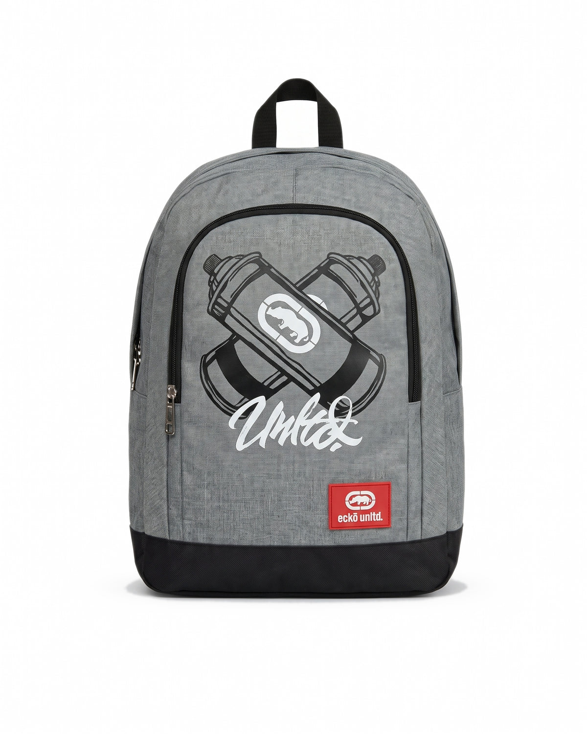 Ecko Unltd Graphic Script Style Art Backpack - Light Grey