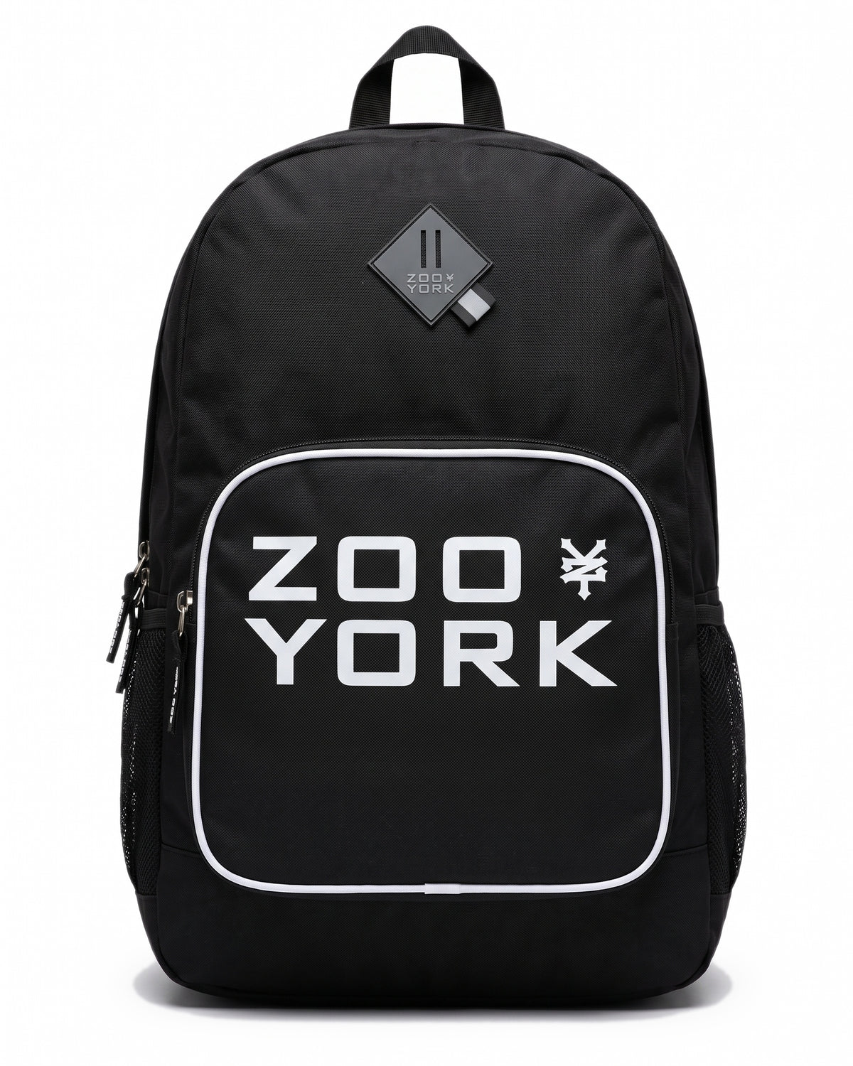 ZOO YORK Back Pack Bold Font - Black