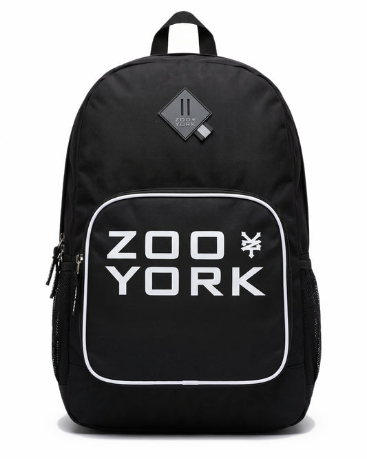 ZOO YORK Back Pack Bold Font - Black