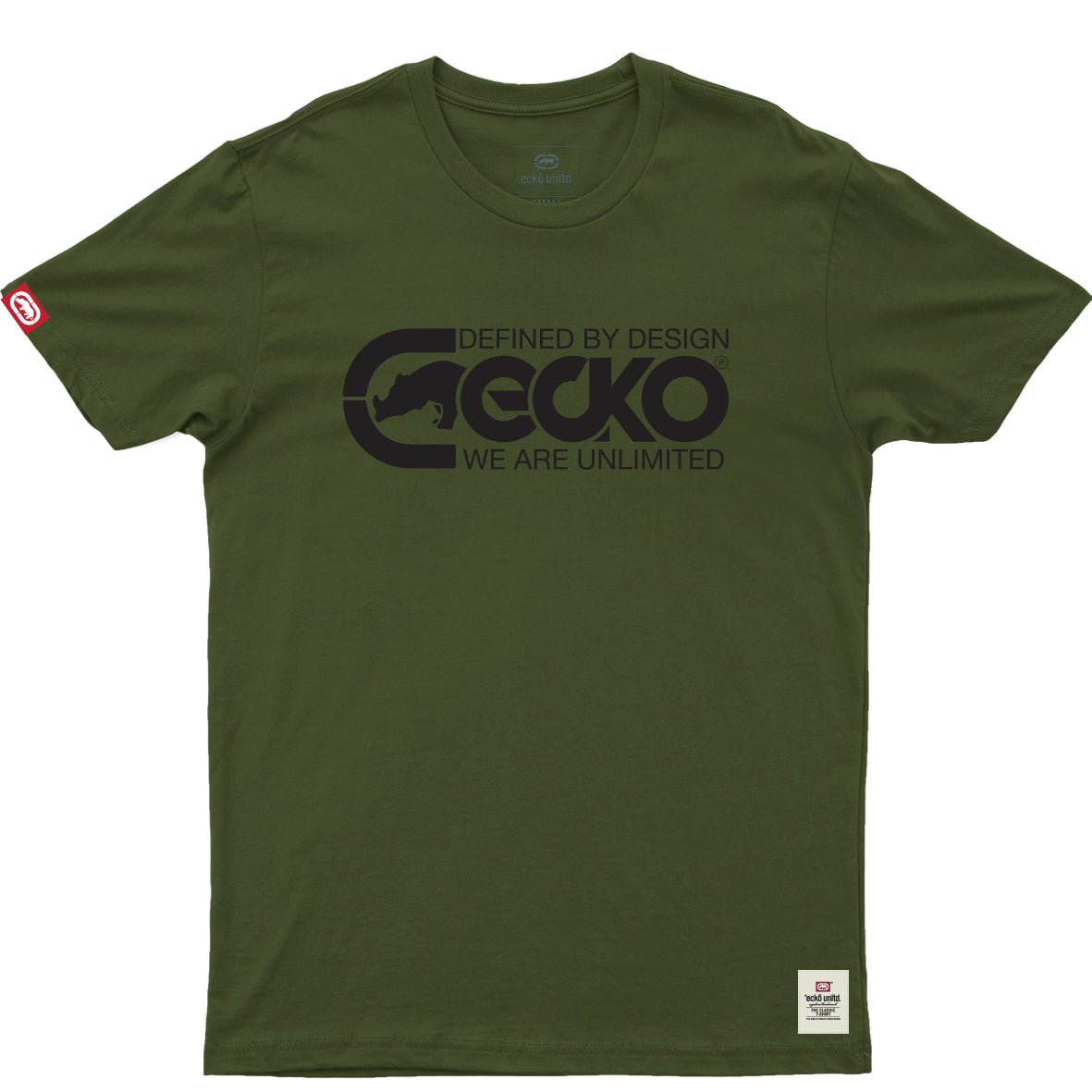 Ecko Unltd Creative Logo Tee - Olive