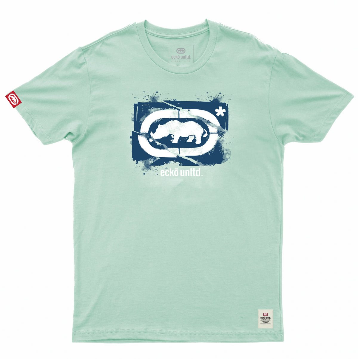 Ecko Unltd Vintage Rhino Badge Tee - Mint