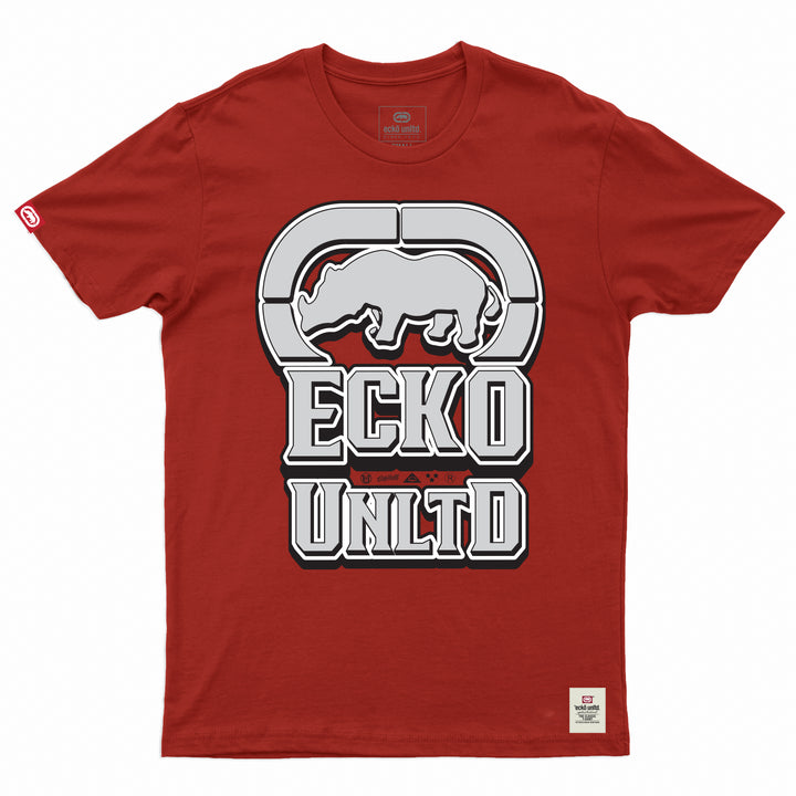 Ecko Unltd Stacked Logo Tee - Red