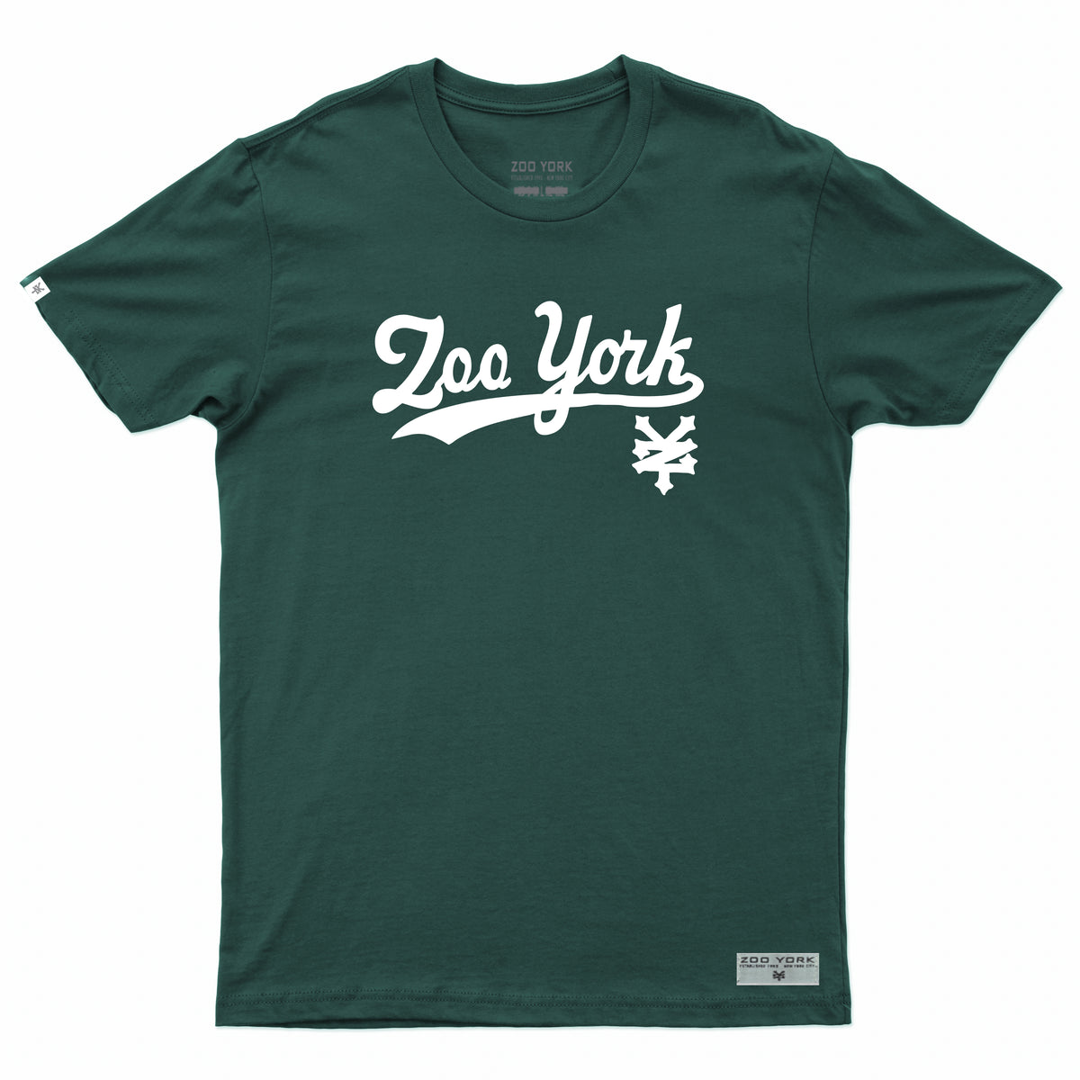 Zoo York Graffiti Logo Tee - Forest Green