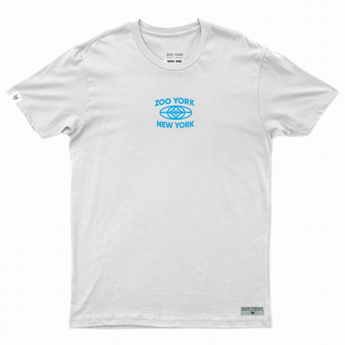 Zoo York Blue Logo Tee - White