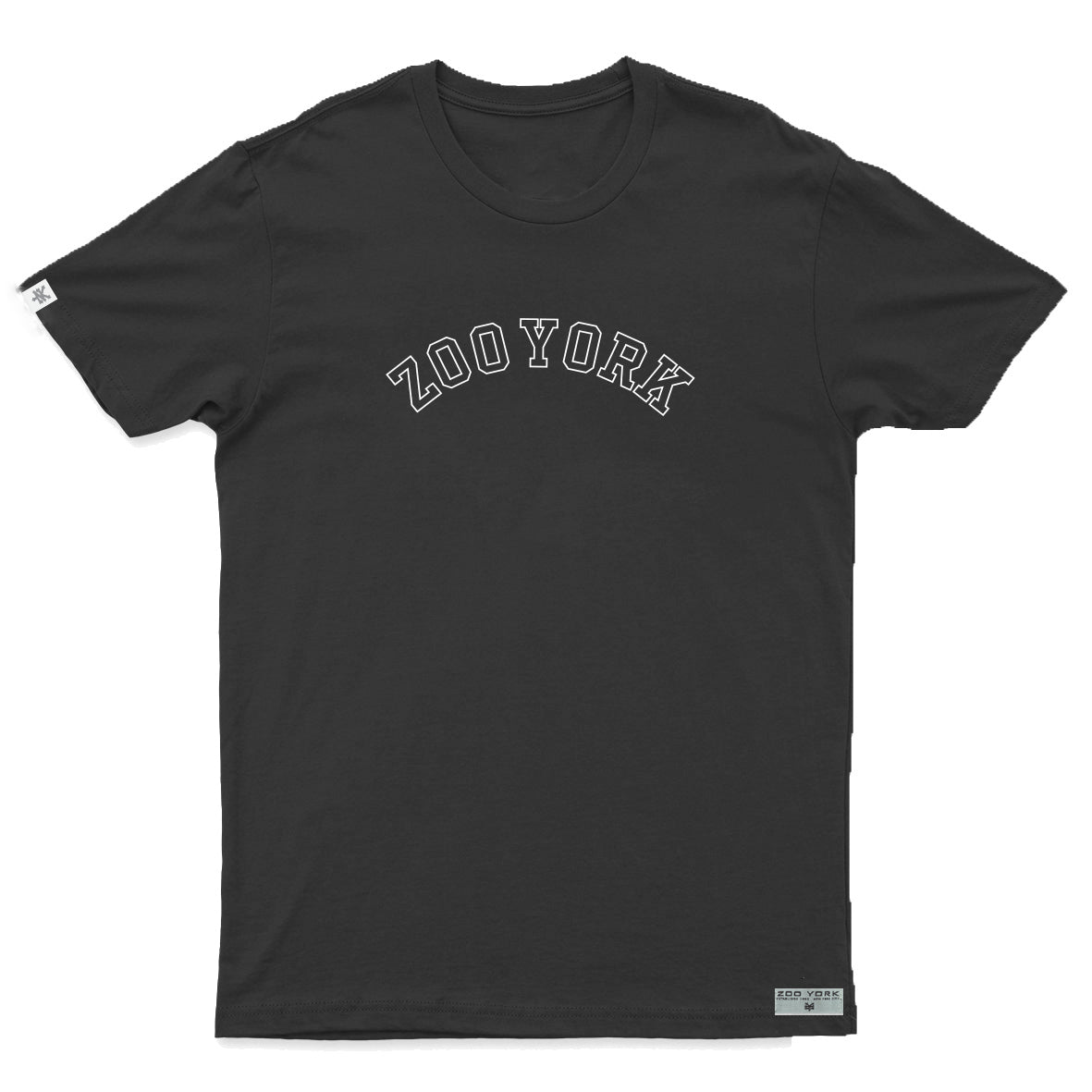 Zoo York Collegiate Logo Boys Tee - Black