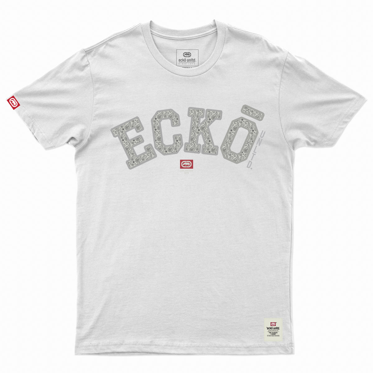Ecko Unltd Collegiate Logo Tee - White
