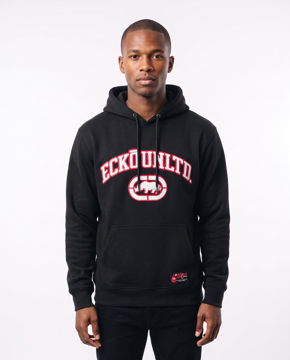 Ecko Unltd Arch Logo Hoodie - Black