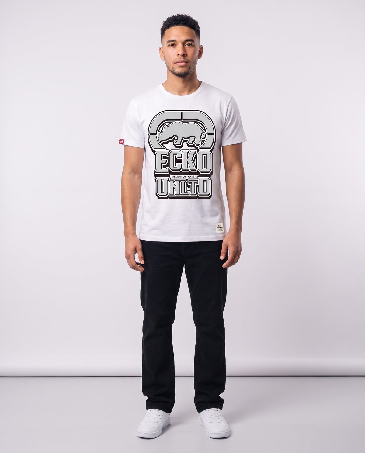 Ecko Unltd Rhino Logo Tee - White