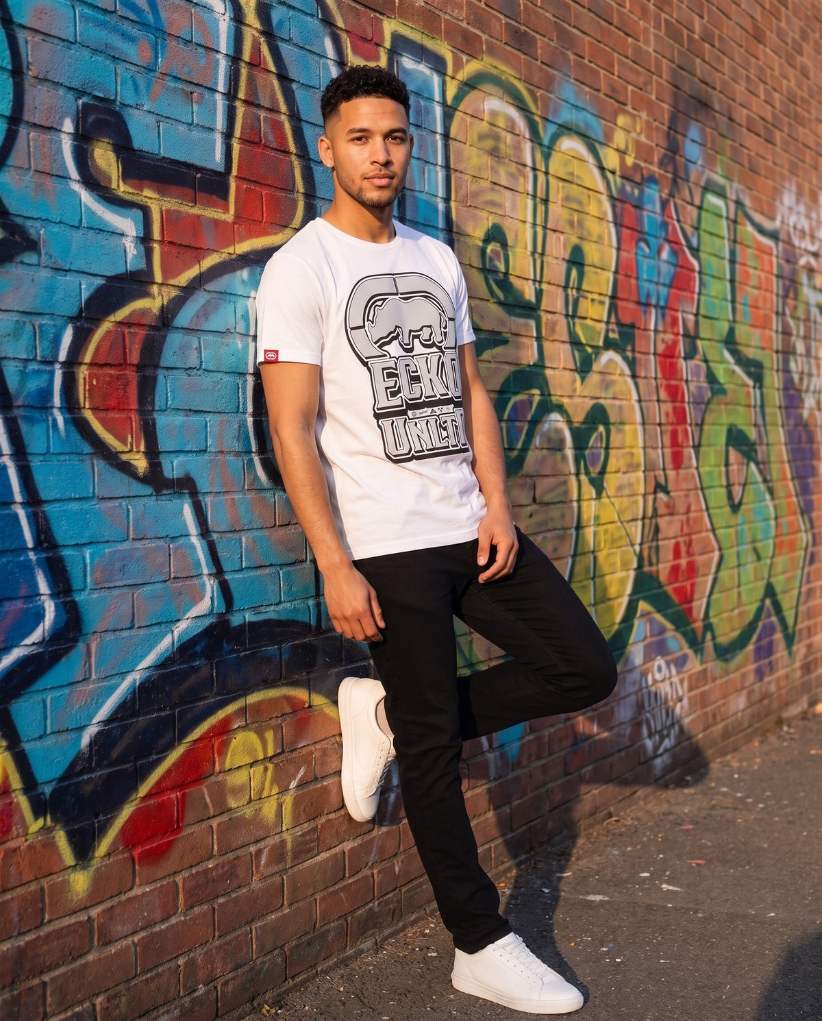 Ecko Unltd Rhino Logo Tee - White