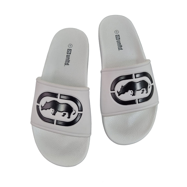 Ecko Unltd Rhino Logo Slides - White