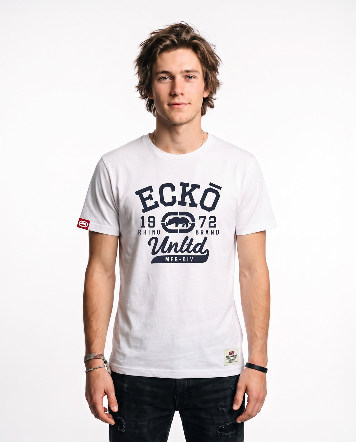 Ecko Unltd 1972 Varsity Tee - White