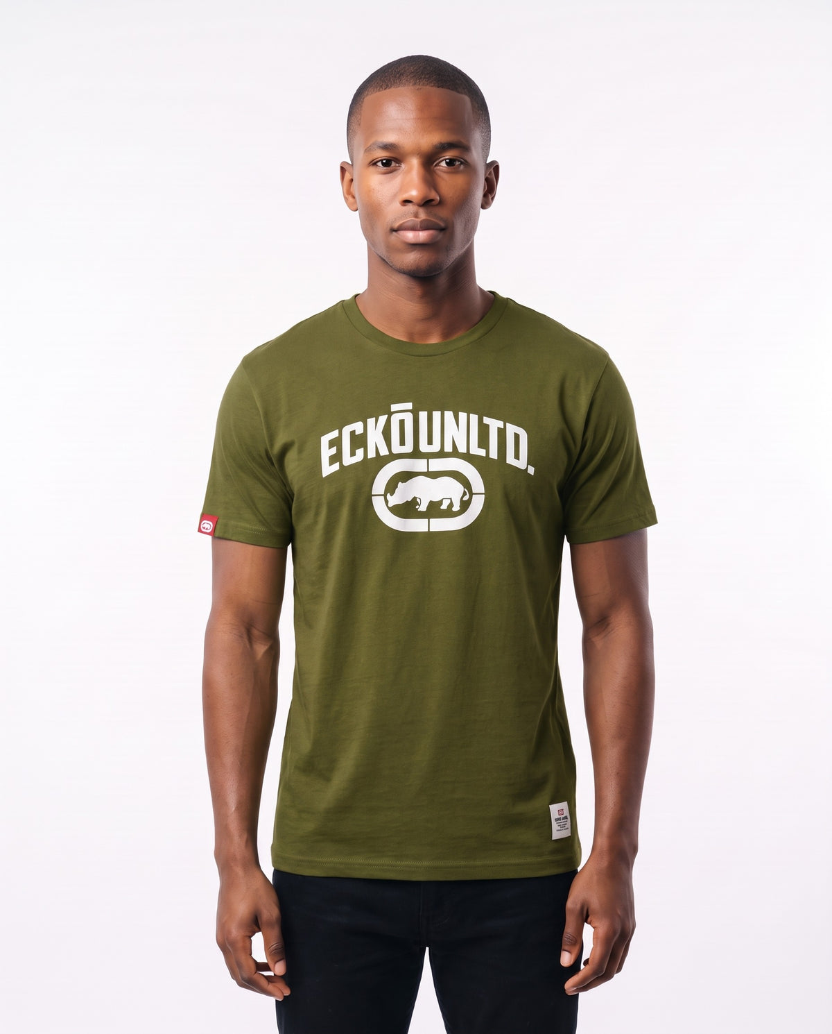 Ecko Unltd Arch Logo Tee - Olive
