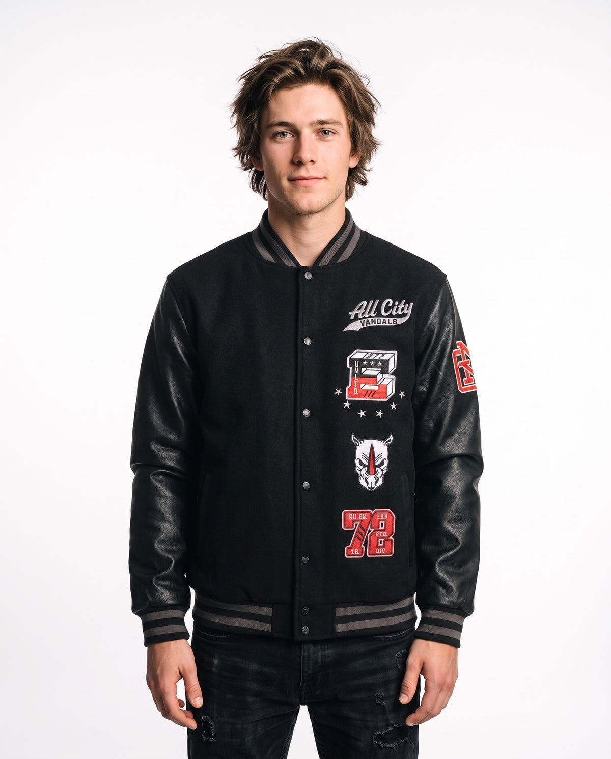 Ecko Unltd Baseball Jacket - Black