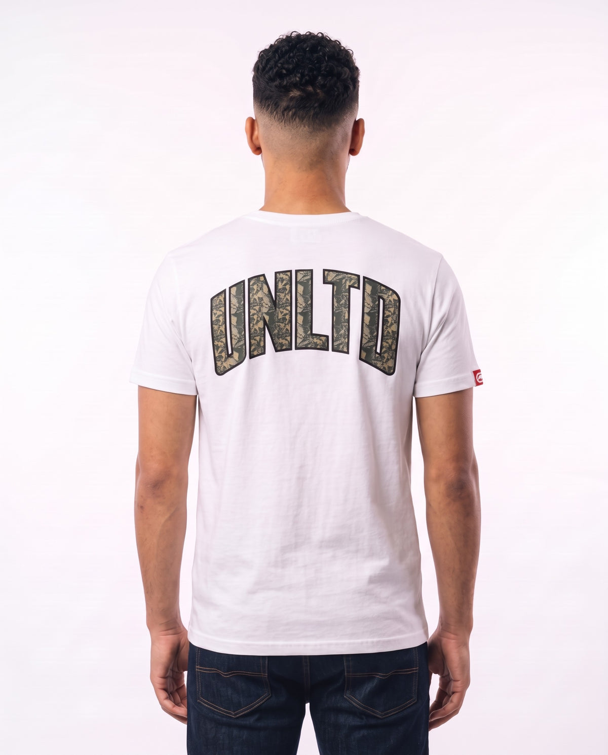 Ecko Unltd Camo Logo Tee - White
