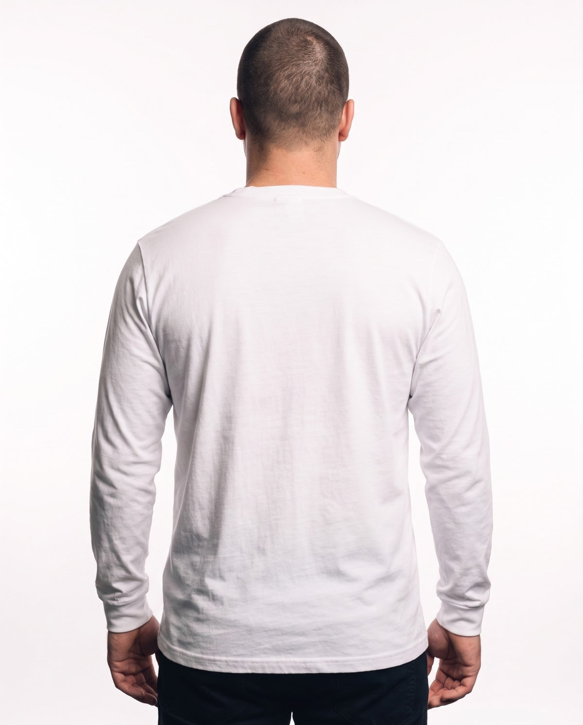 Ecko Unltd Collegiate Logo Long Sleeve Tee - White
