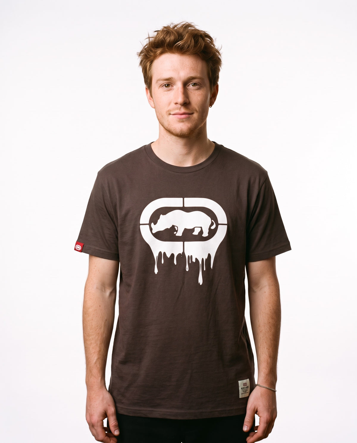 Ecko Unltd Dripping Rhino Tee - Brown