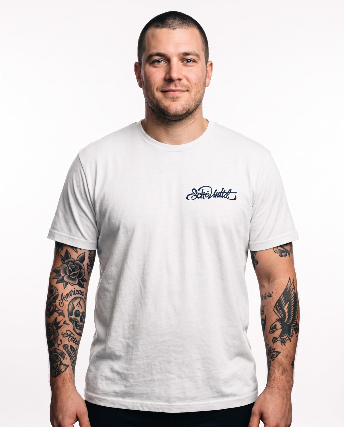 Ecko Unltd Graphic Art Logo Tee - White