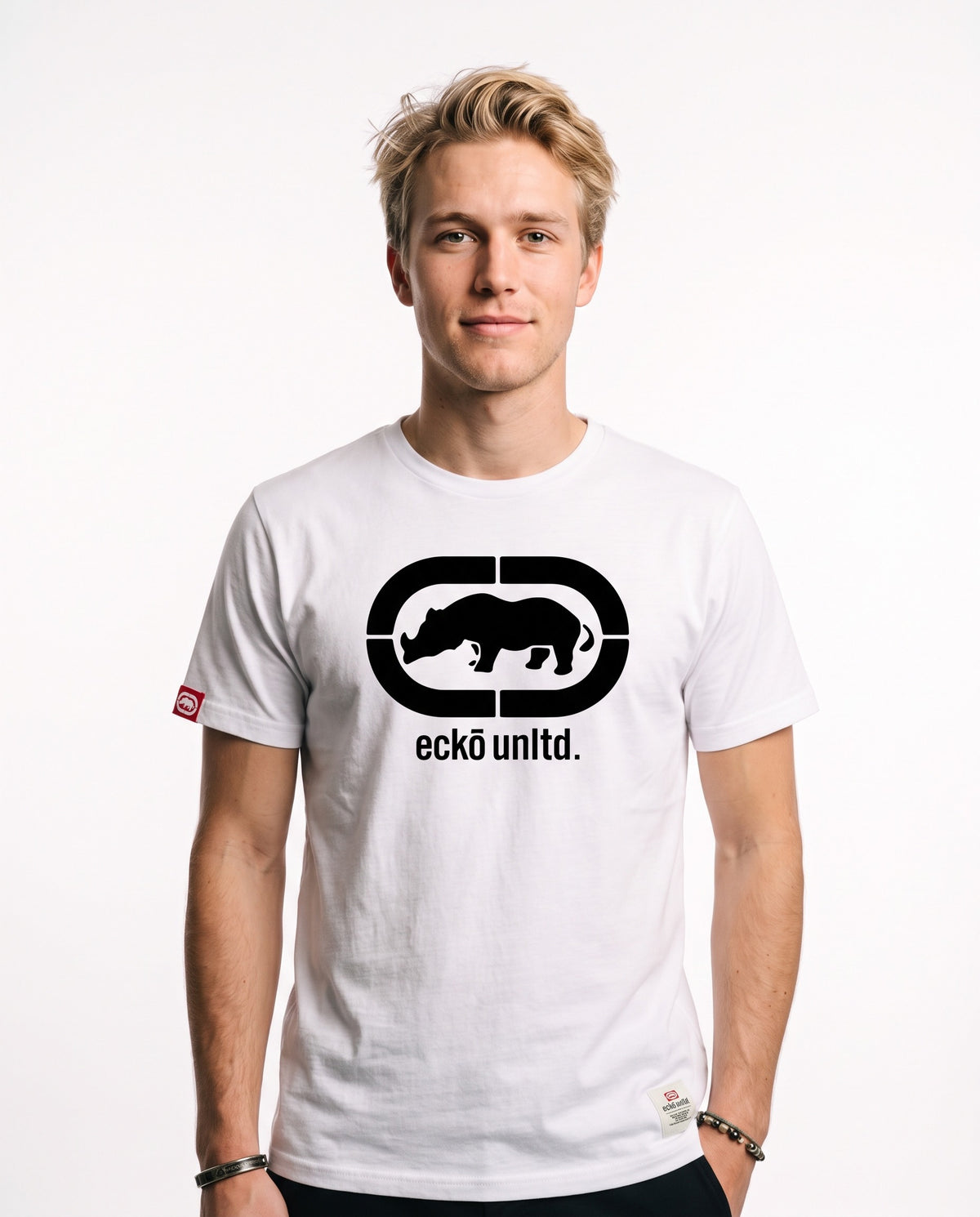 Ecko Unltd Icon Logo Tee - White