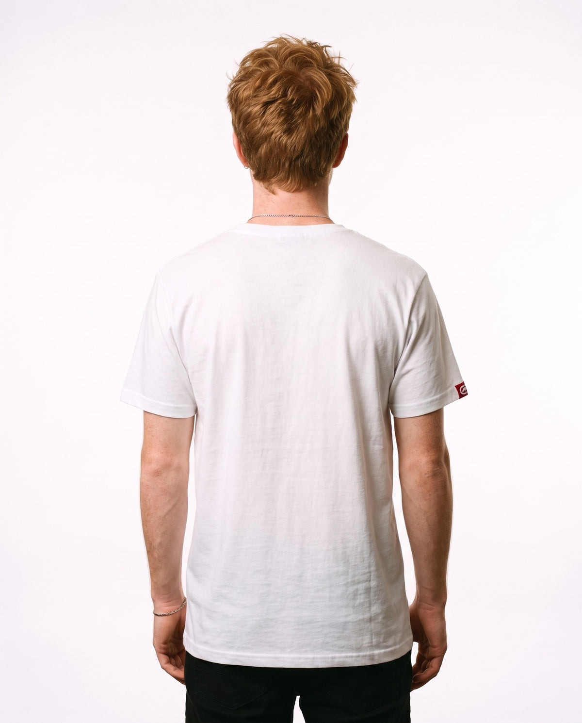 Ecko Unltd Red Rhino Badge Tee - White