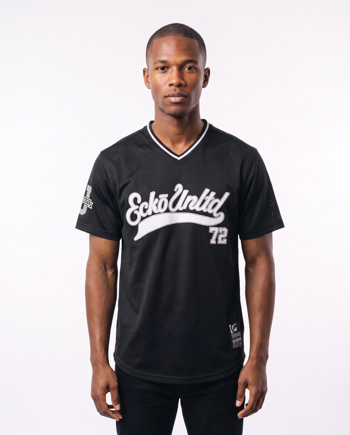 Ecko Unltd Script Mesh Jersey Tee - Black