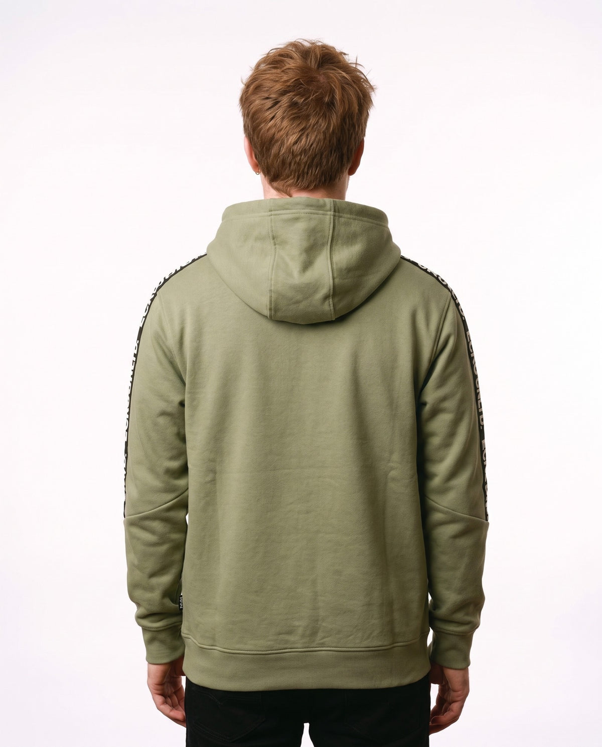 Ecko Unltd Taped Sleeve Hoodie - Olive