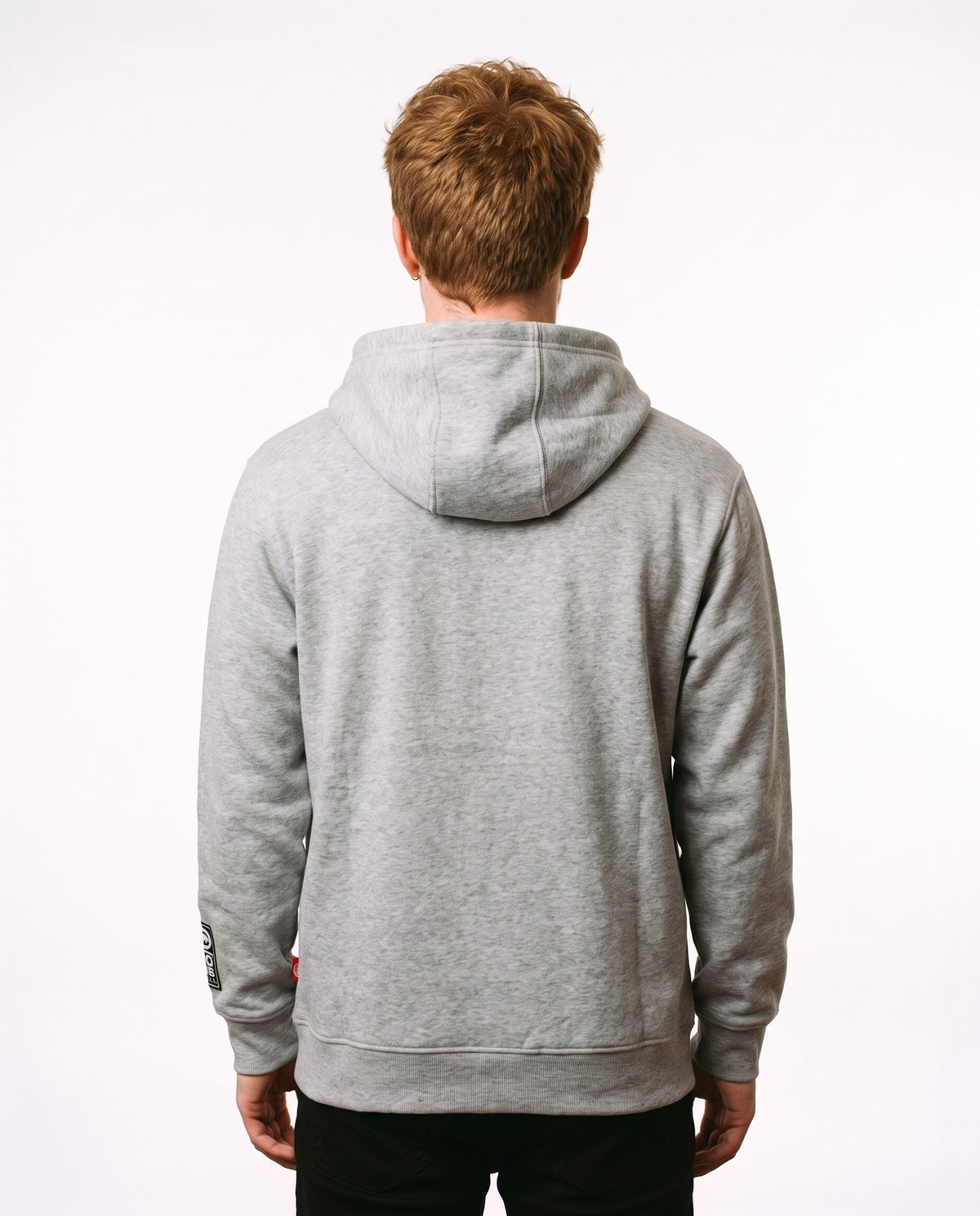 Ecko Unltd Block Logo Hoodie - Grey Melange