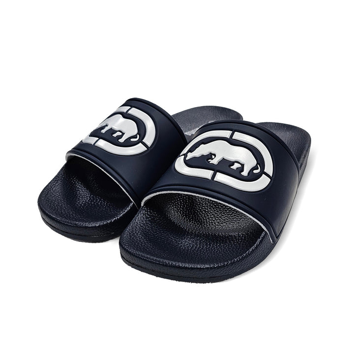 Ecko Unltd Rhino Logo Slides - Navy