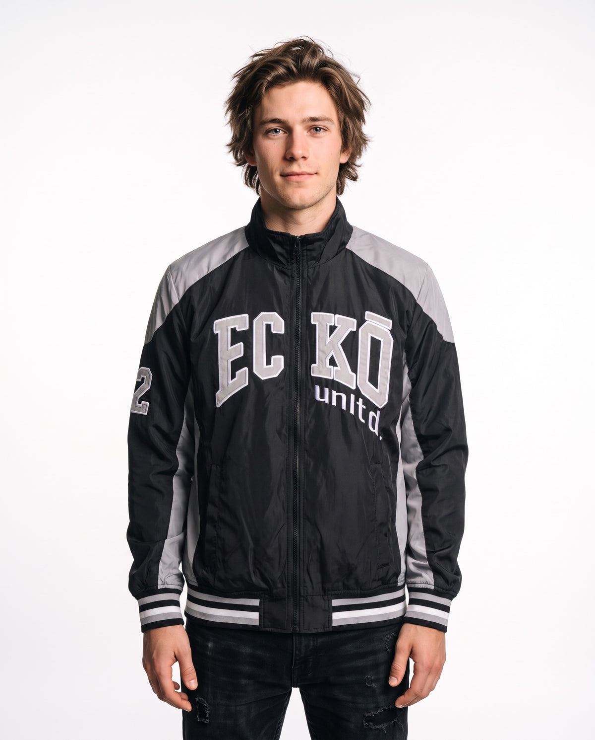 Ecko Unltd Track Jacket - Black/Grey