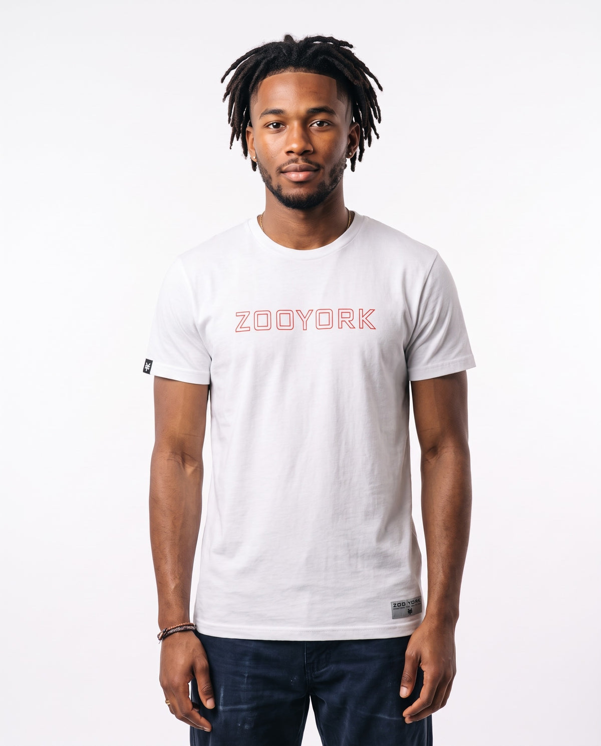 Zoo York Outline Logo Tee - White