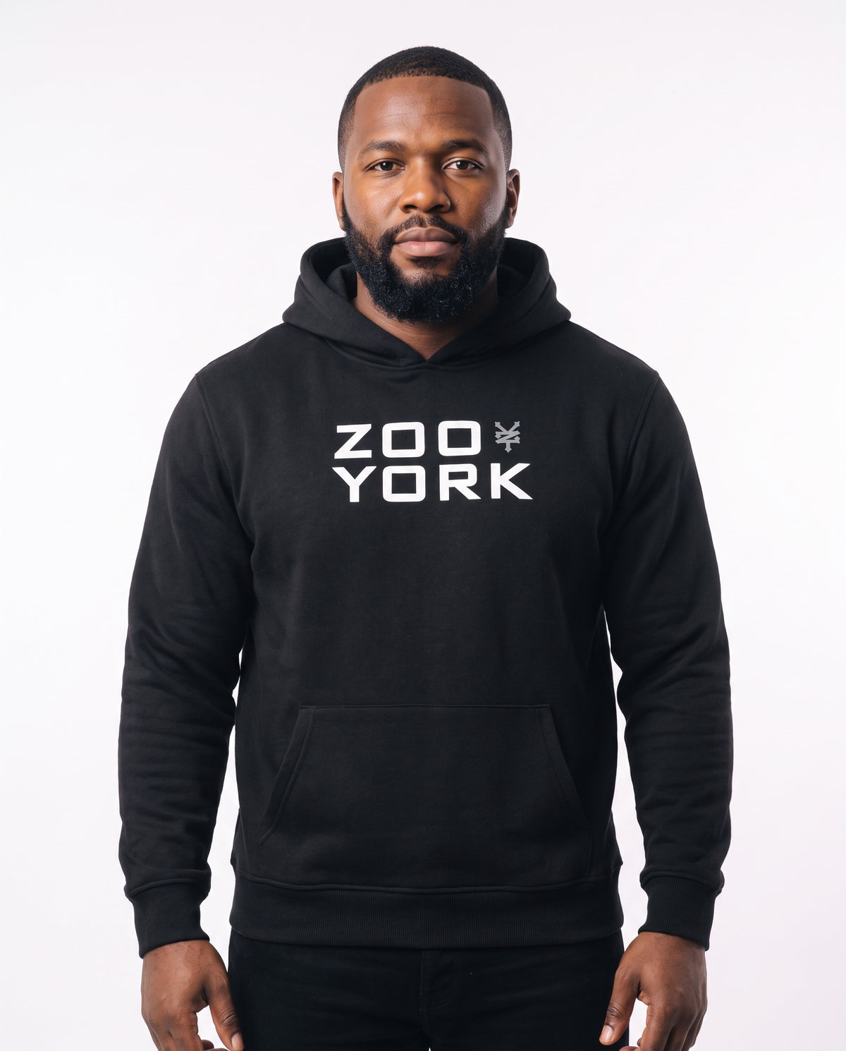 Zoo York Stacked Logo Hoodie - Black