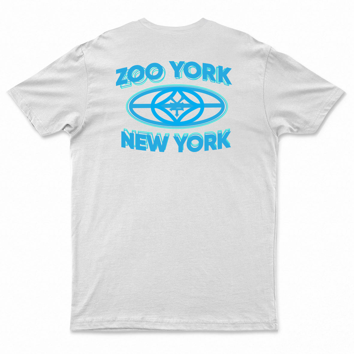 Zoo York Blue Logo Tee - White
