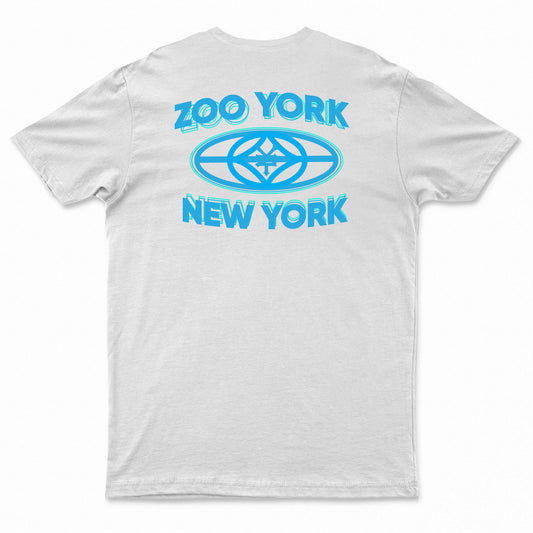 Zoo York Blue Logo Tee - White